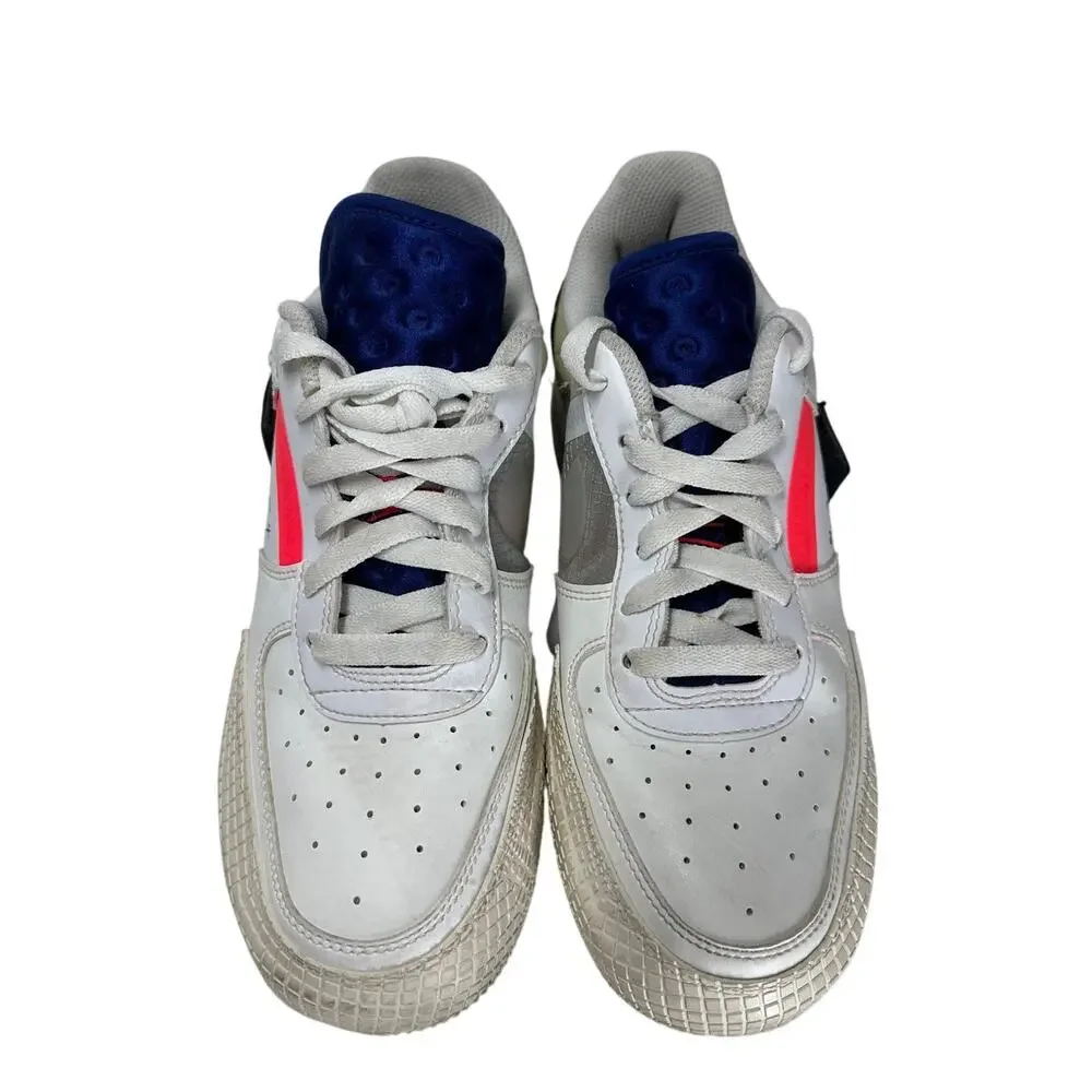Nike Air Force 1 Low Drop Type Sneakers White Size 6Y W 7.5 M 6 Leather BQ4793